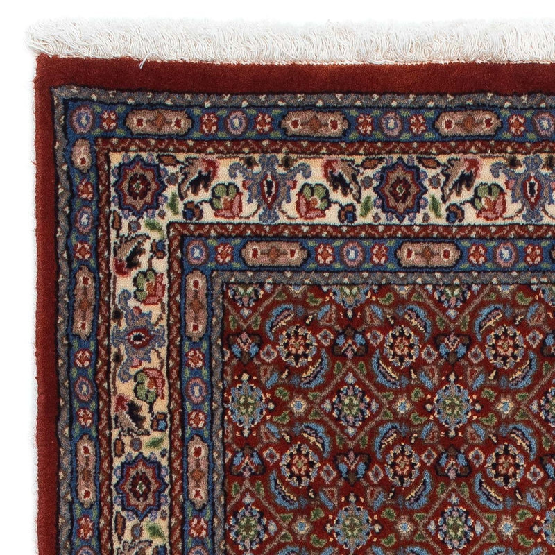 Moud Teppich 81x127cm - Perserteppich - dunkelrot