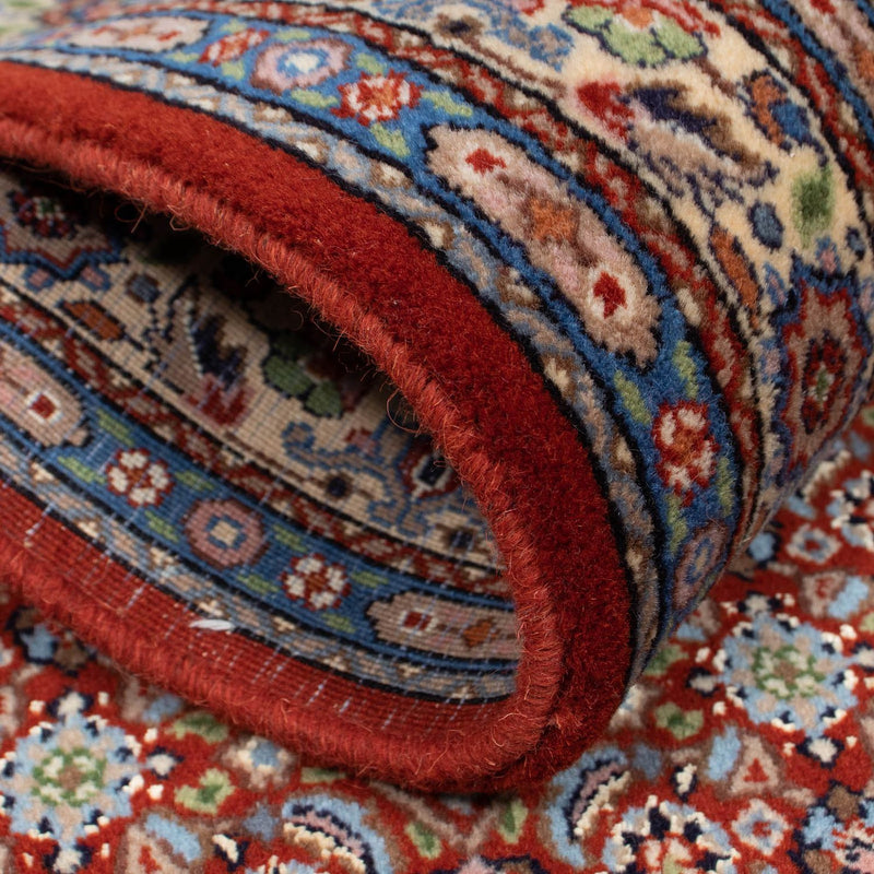 Moud Teppich 81x127cm - Perserteppich - dunkelrot
