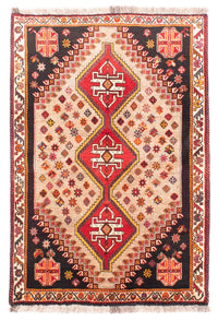 Ghashghai Teppich 110x160cm - Perserteppich - hellbraun – product image