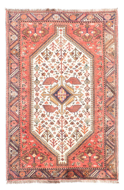 Ghashghai Teppich 107x162cm - Perserteppich - beige