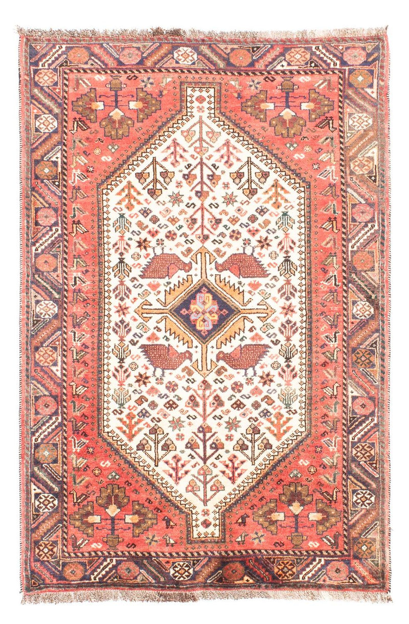 Ghashghai Teppich 107x162cm - Perserteppich - beige