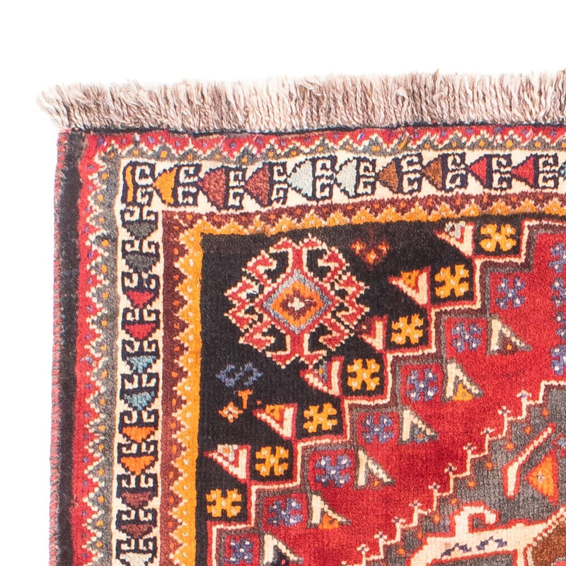 Ghashghai Teppich 83x144cm - Perserteppich - rot