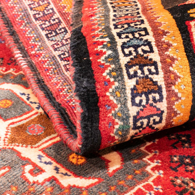 Ghashghai Teppich 83x144cm - Perserteppich - rot
