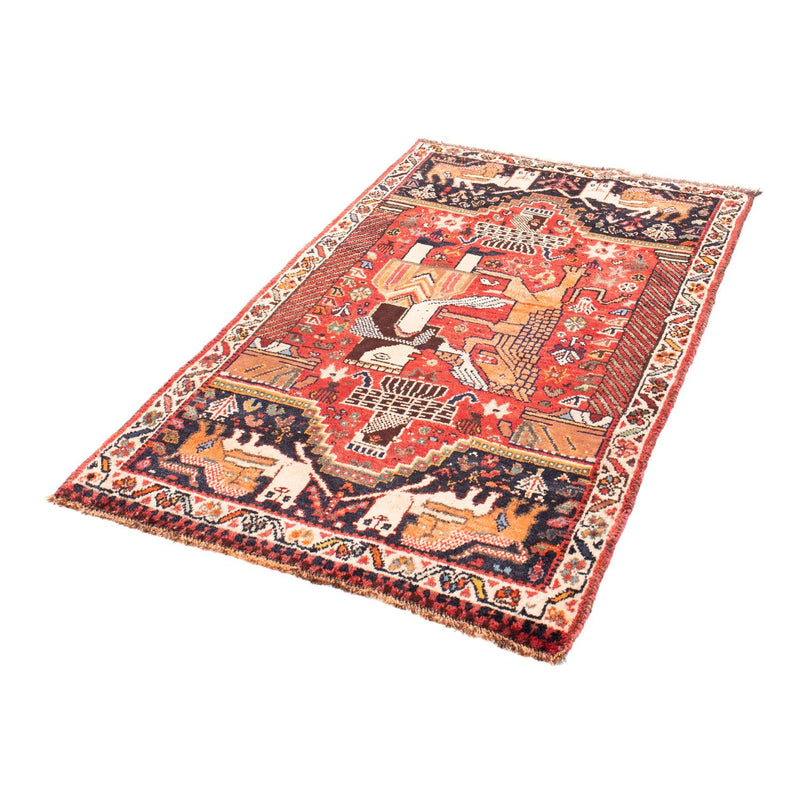 Ghashghai Teppich 83x137cm - Perserteppich - rot