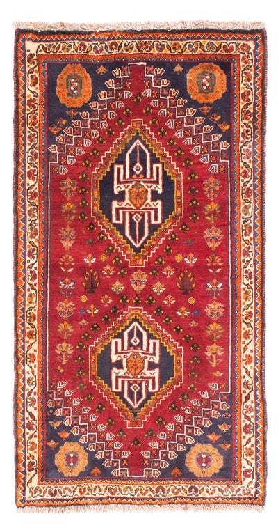 Ghashghai Teppich 83x156cm - Perserteppich - dunkelrot