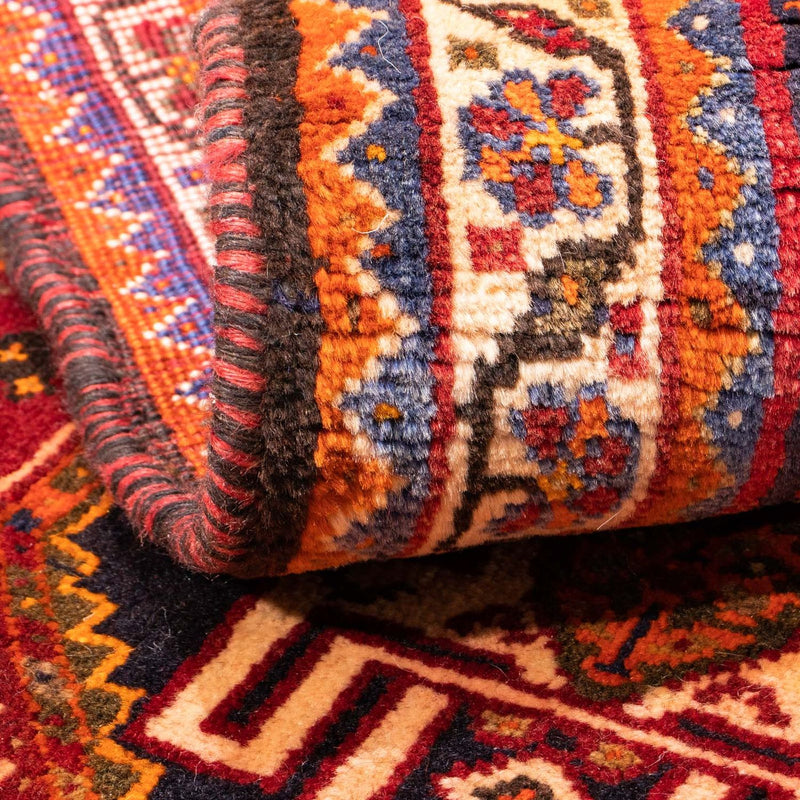 Ghashghai Teppich 83x156cm - Perserteppich - dunkelrot