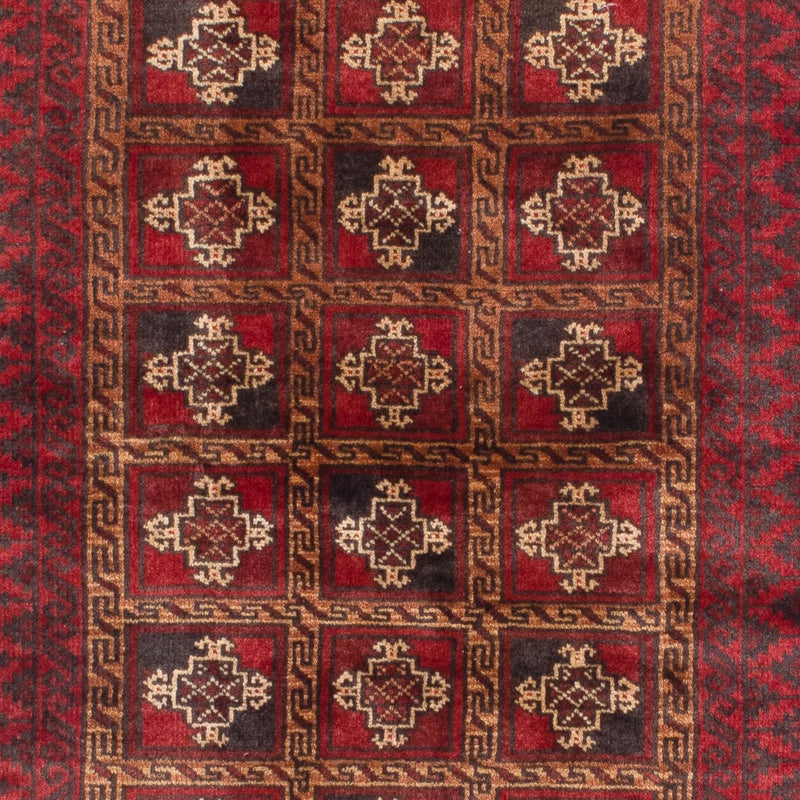 Belutsch Teppich 97x150cm - Orientteppich - dunkelrot