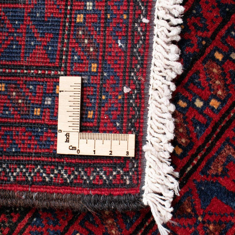 Belutsch Teppich 92x175cm - Orientteppich - dunkelrot