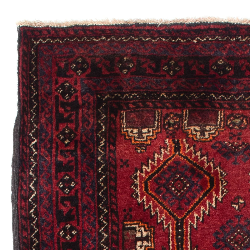 Belutsch Teppich 80x164cm - Orientteppich - dunkelrot