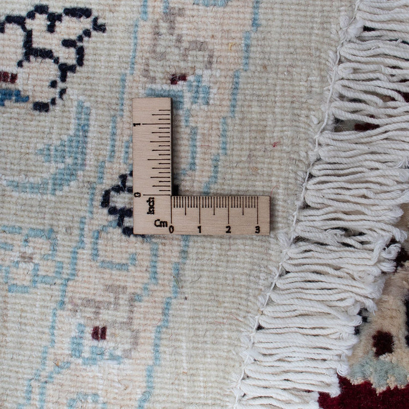 Nain Teppich 293x293cm - Perserteppich - dunkelrot
