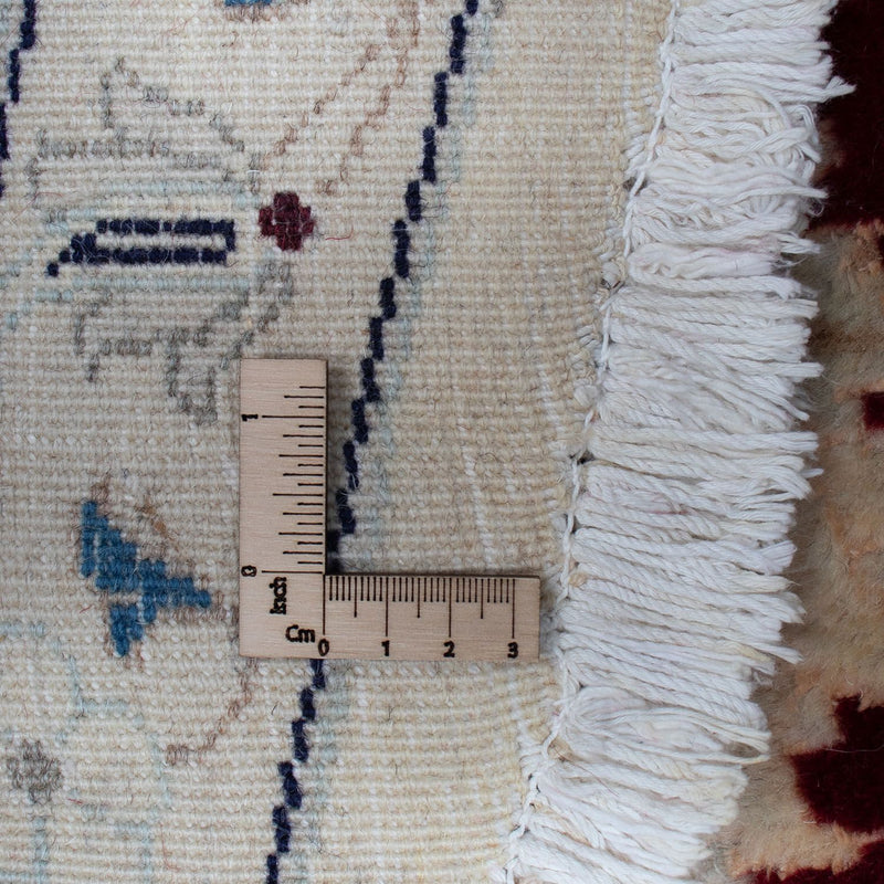 Nain Teppich 280x280cm - Perserteppich - dunkelrot