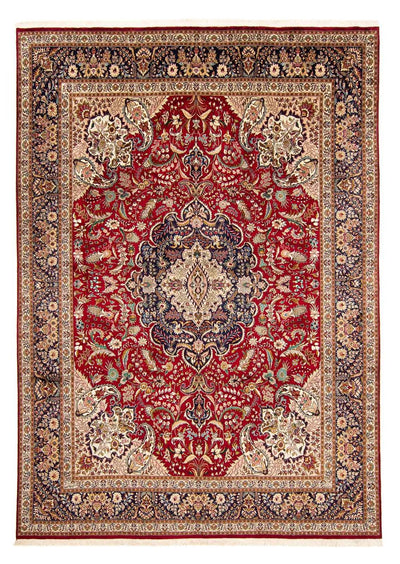 Täbriz - 50 Raj Teppich 297x400cm - Perserteppich - dunkelrot