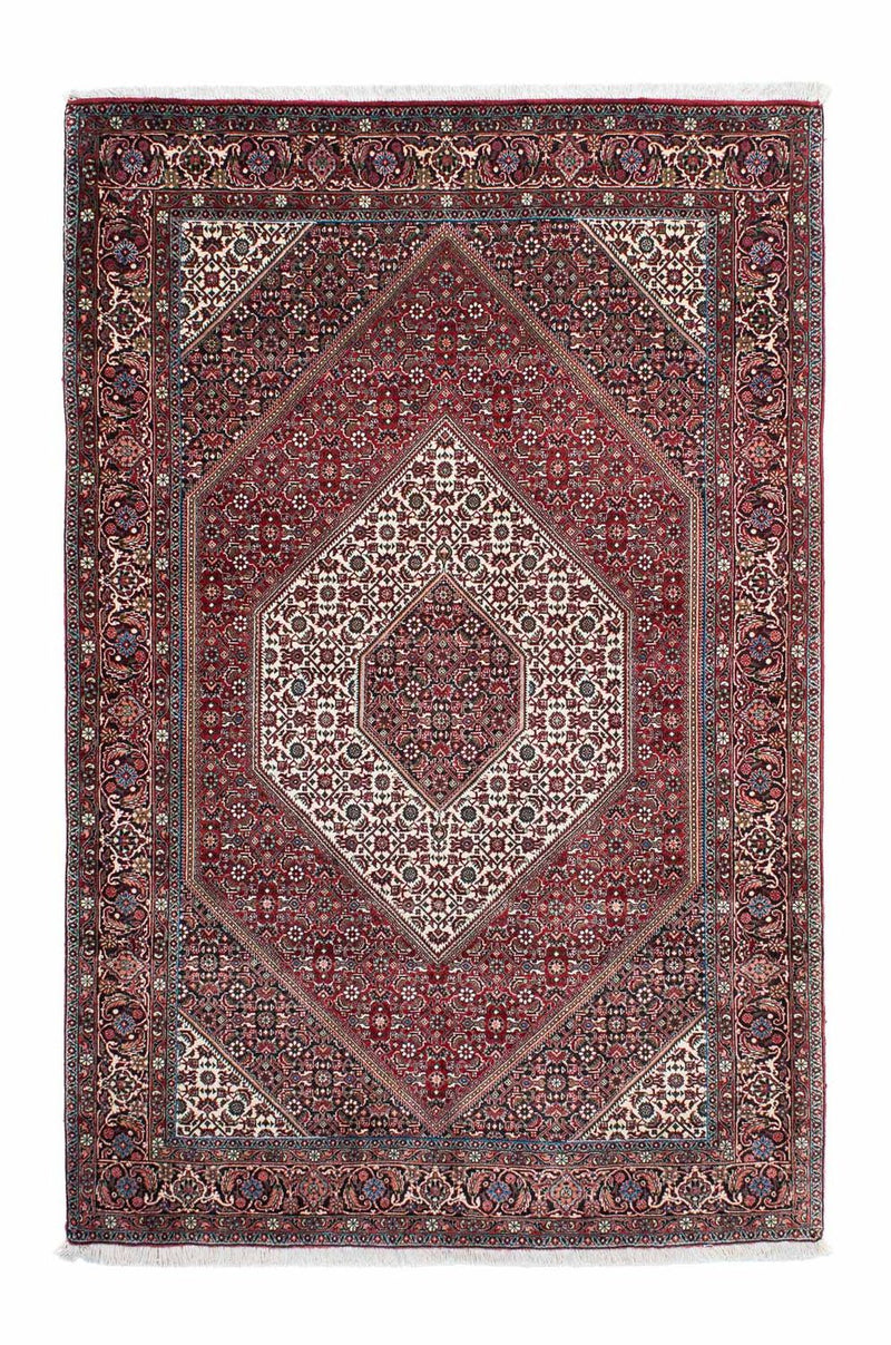 Bidjar Teppich 133x208cm - Perserteppich - hellrot