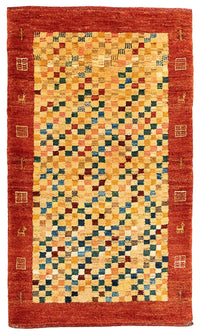 Gabbeh Persisch Teppich 78x139cm - Perserteppich Wollteppich - beige – product image