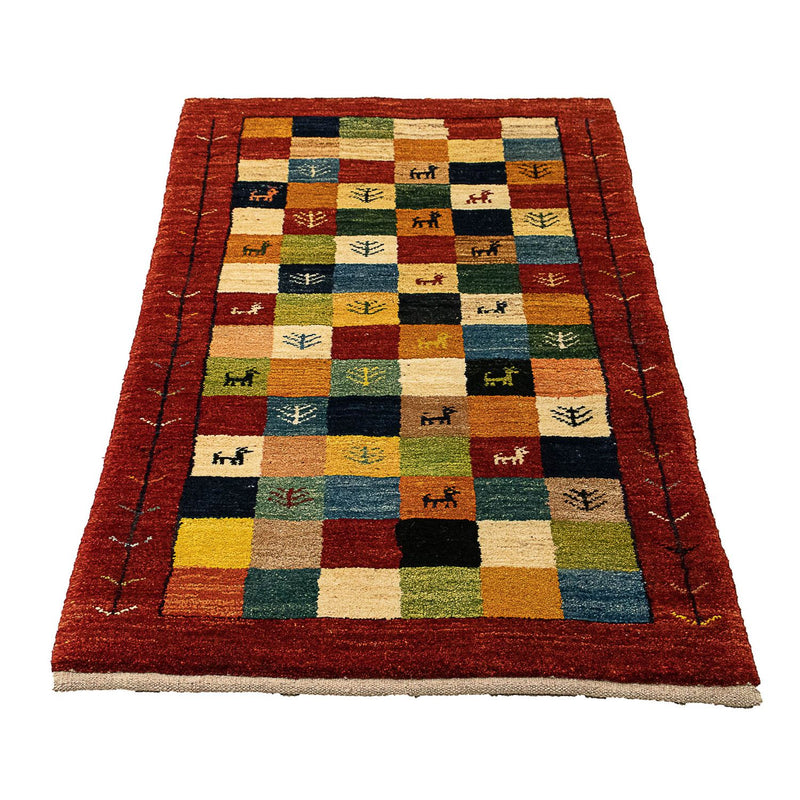 Gabbeh Persisch Teppich 72x136cm - Perserteppich Wollteppich