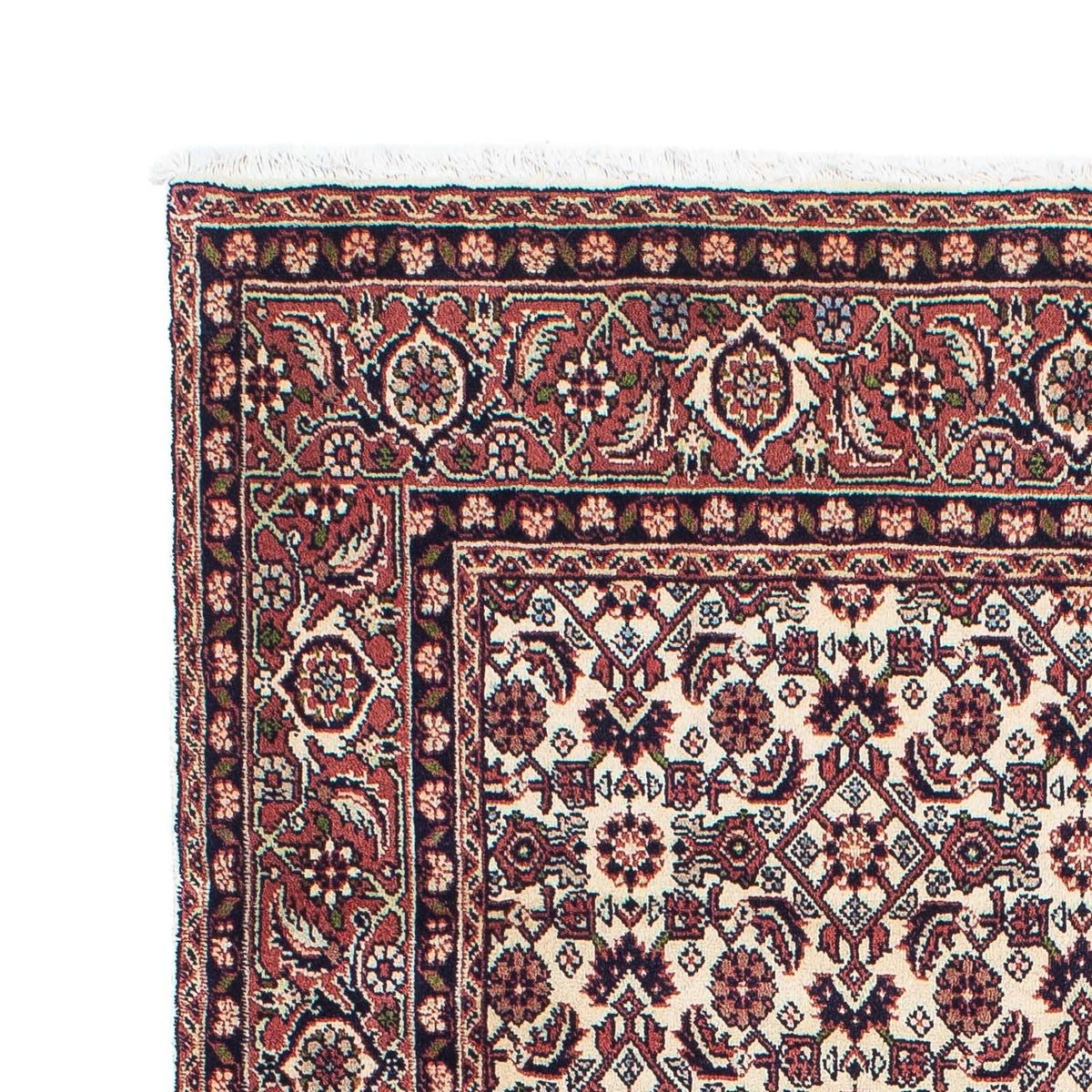 Bidjar - Zanjan Teppich 110x175cm - Perserteppich - beige