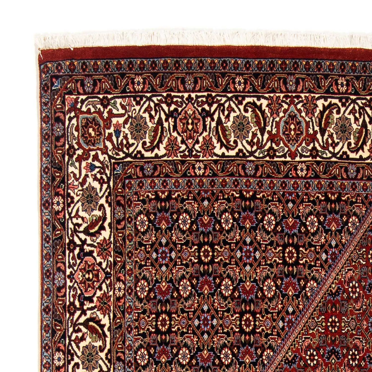 Bidjar Teppich 170x241cm - Perserteppich - dunkelrot