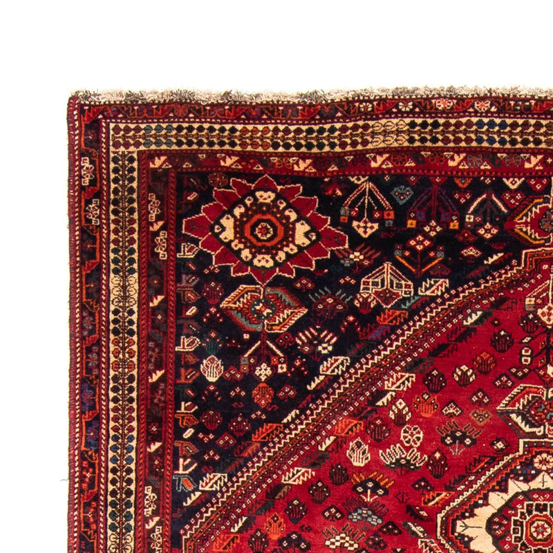 Ghashghai Teppich 221x319cm - Perserteppich - dunkelrot