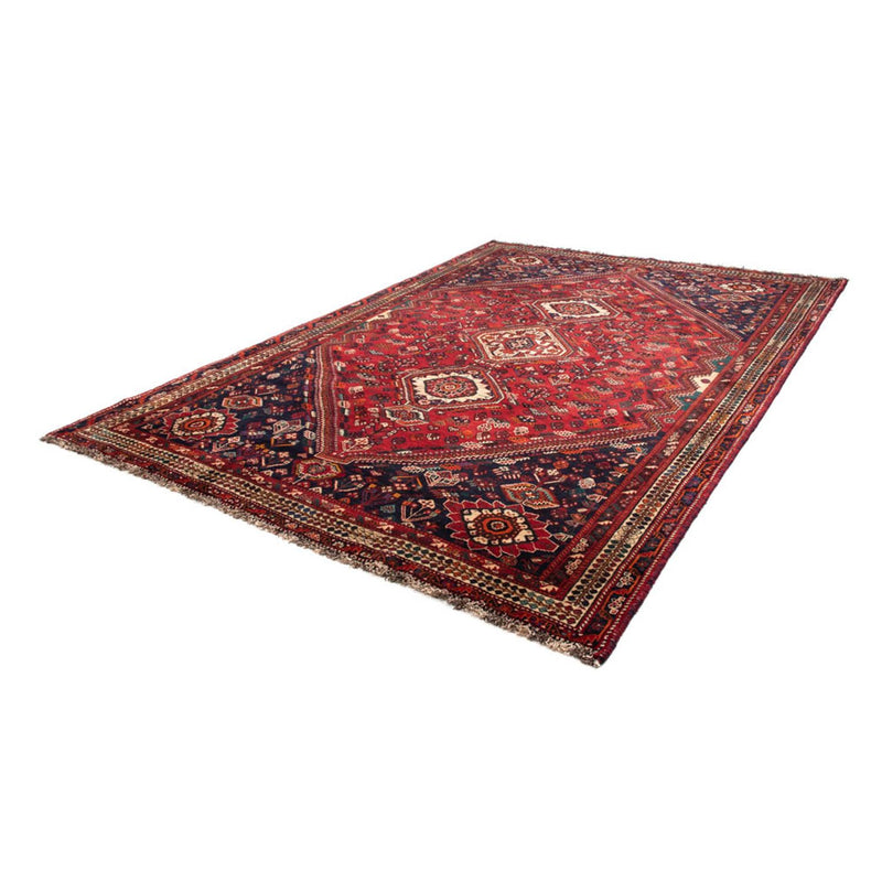 Ghashghai Teppich 221x319cm - Perserteppich - dunkelrot