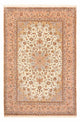 Isfahan Teppich 200x291cm - Perserteppich - hellbraun