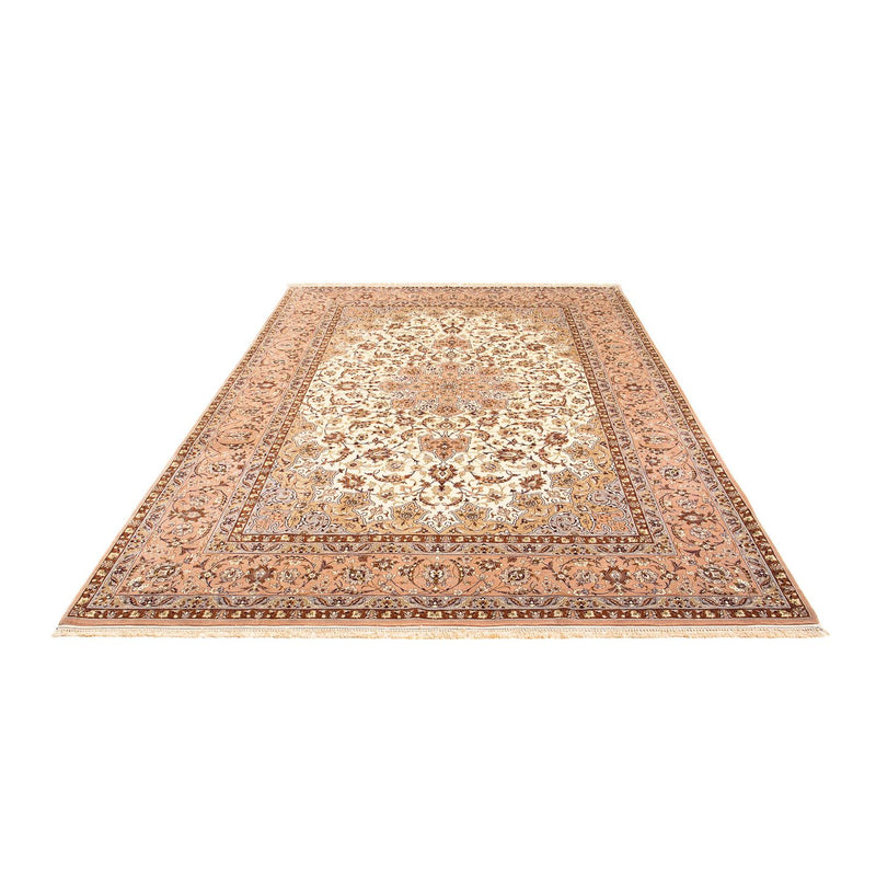 Isfahan Teppich 200x291cm - Perserteppich - hellbraun