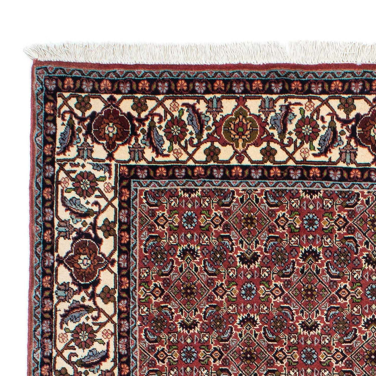 Bidjar - Zanjan Teppich 140x199cm - Perserteppich - dunkelblau