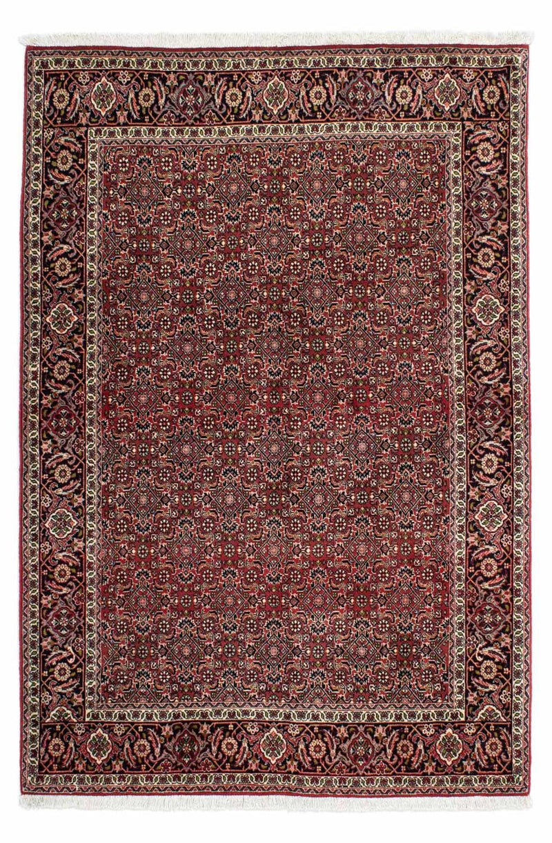 Bidjar - Zanjan Teppich 139x208cm - Perserteppich - rot