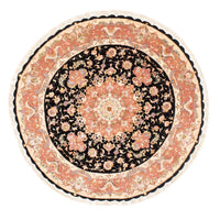 Täbriz - 50 Raj Teppich 153x153cm - Perserteppich - dunkelblau – product image