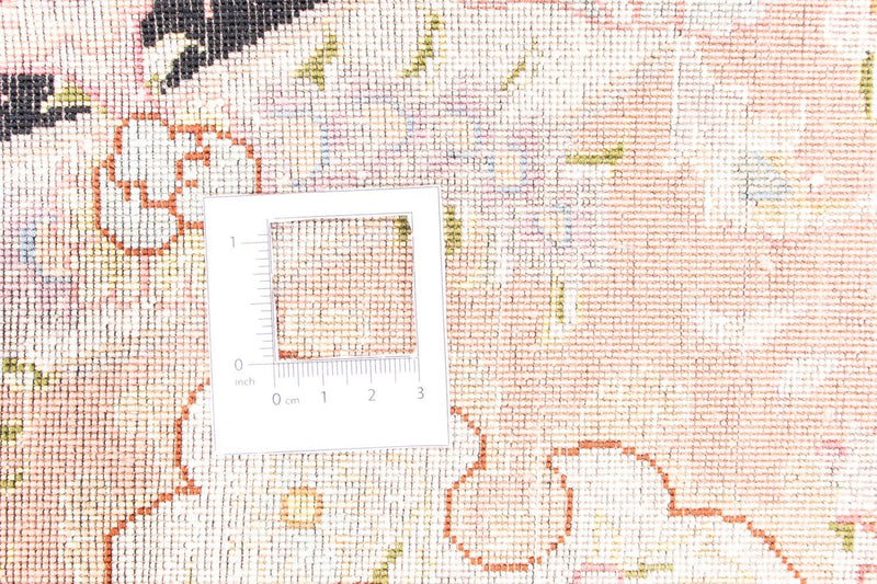 Täbriz - 50 Raj Teppich 153x153cm - Perserteppich - dunkelblau