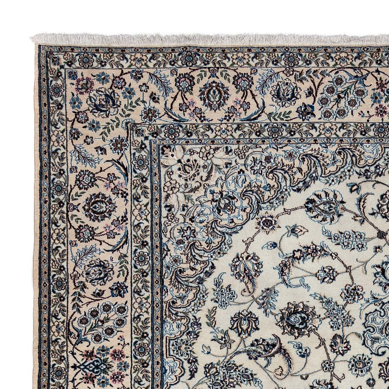Nain - 9La Teppich 250x348cm - Perserteppich - silber