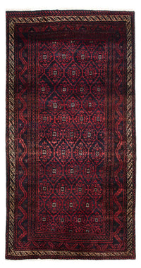 Belutsch Teppich 92x177cm - Orientteppich - dunkelrot – product image