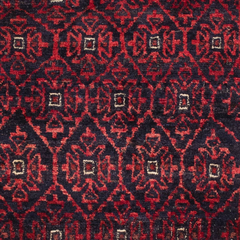 Belutsch Teppich 92x177cm - Orientteppich - dunkelrot