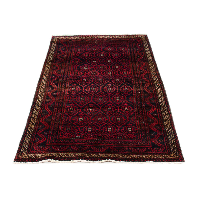 Belutsch Teppich 92x177cm - Orientteppich - dunkelrot