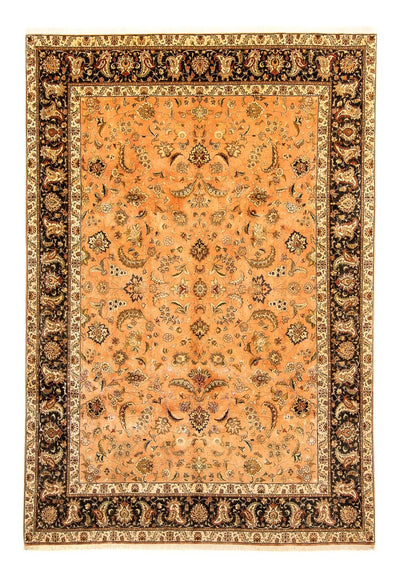 Täbriz - 50 Raj Teppich 255x346cm - Perserteppich - hellbraun
