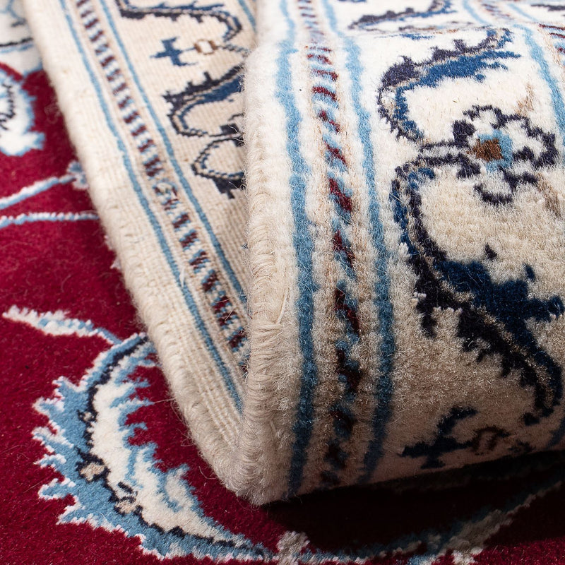 Nain Teppich 200x250cm - Perserteppich - dunkelrot