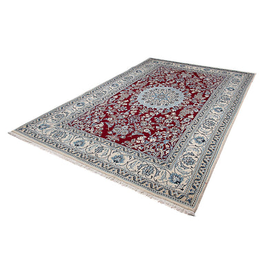 Nain Teppich 190x293cm - Perserteppich - dunkelrot