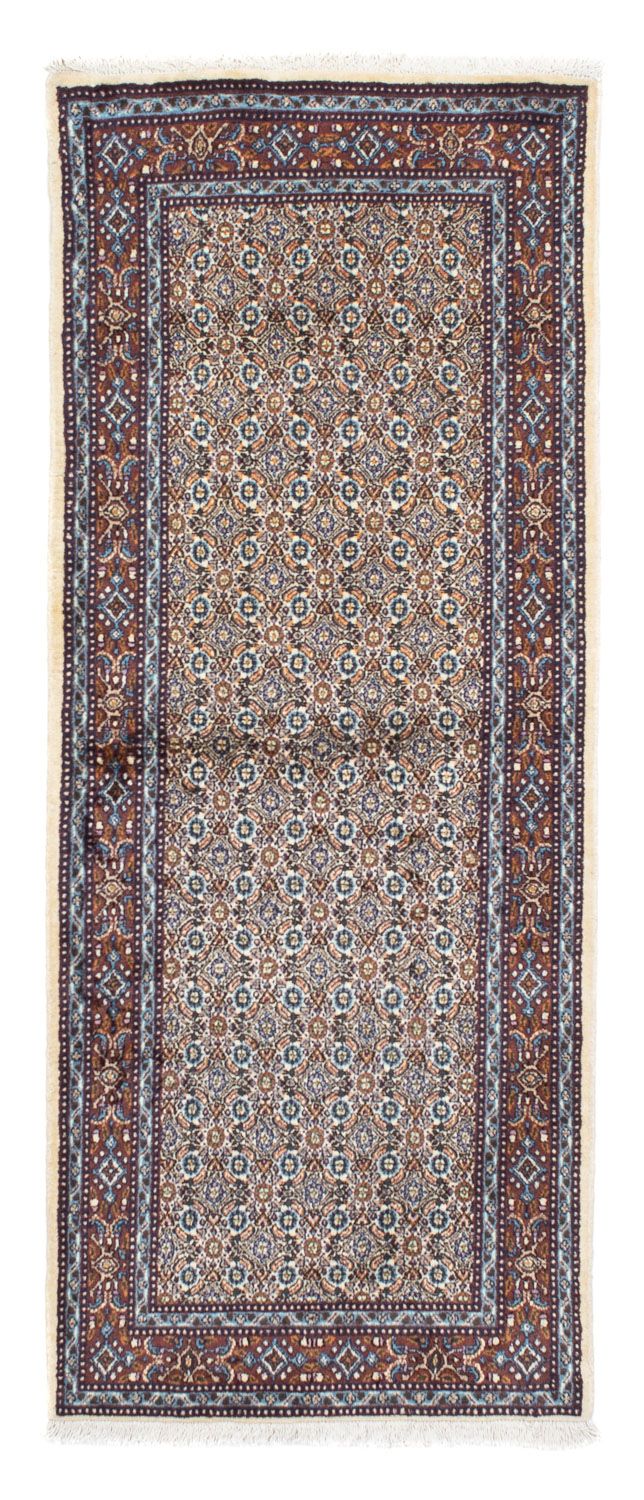 Moud Teppich 80x195cm - Perserteppich - beige