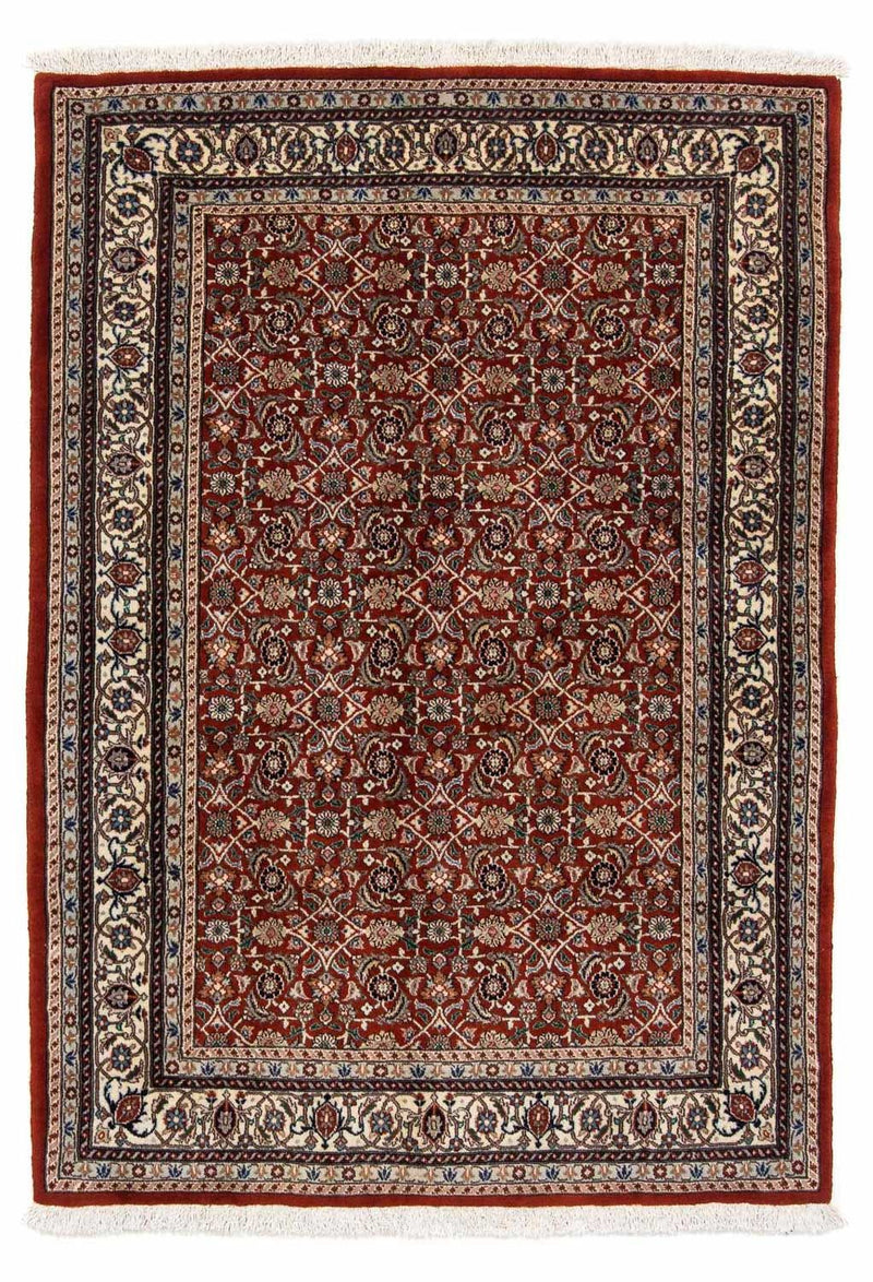 Moud Teppich 118x170cm - Perserteppich - dunkelrot