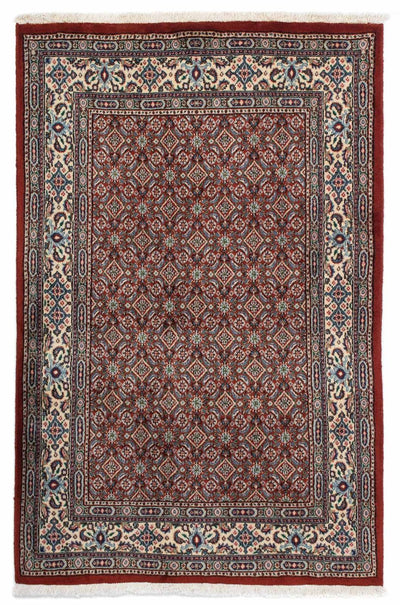 Moud Teppich 97x149cm - Perserteppich - dunkelrot