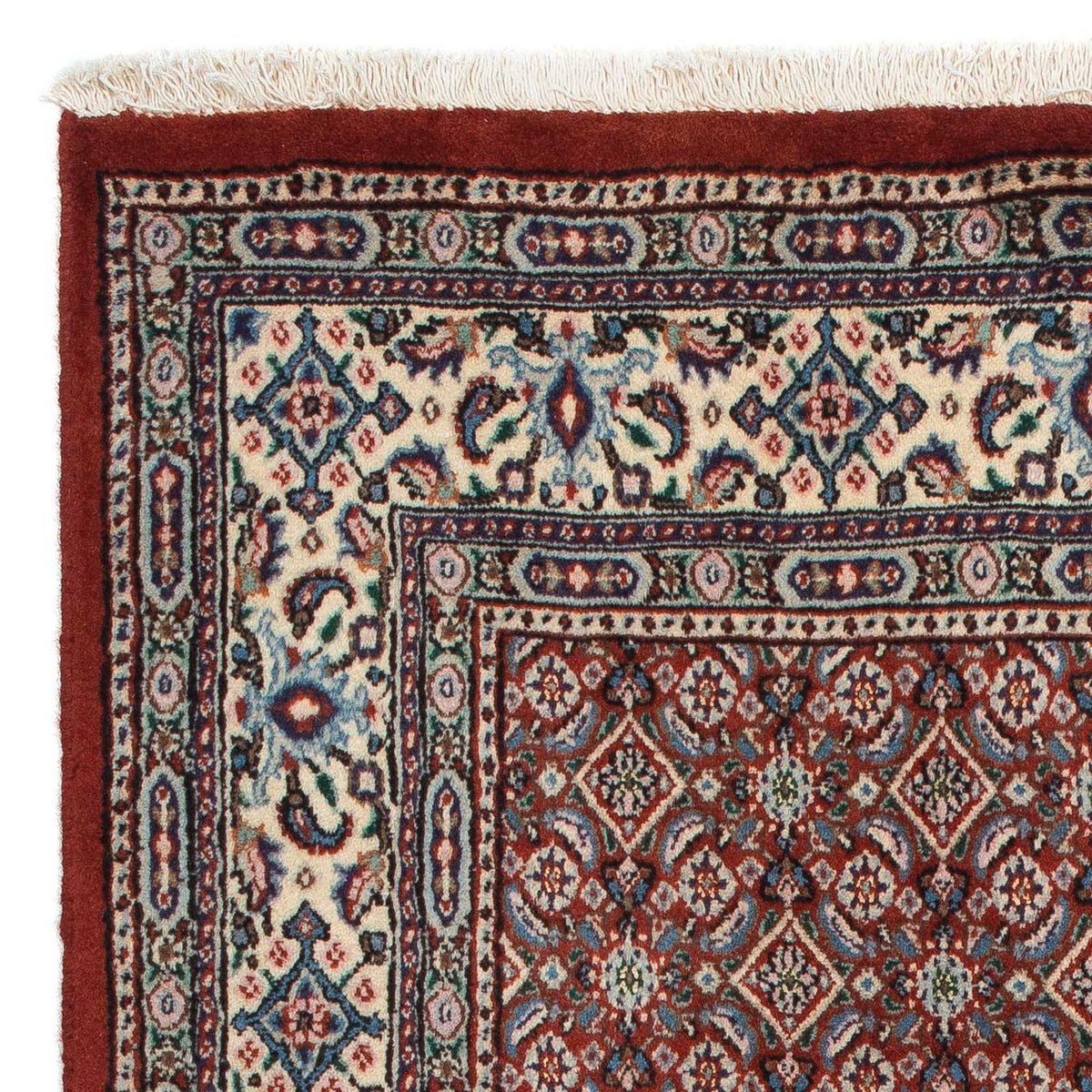 Moud Teppich 97x149cm - Perserteppich - dunkelrot