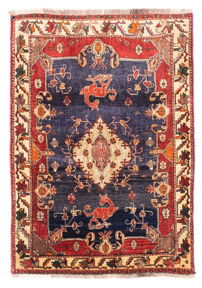 Shiraz Teppich 117x170cm - Perserteppich - dunkelblau