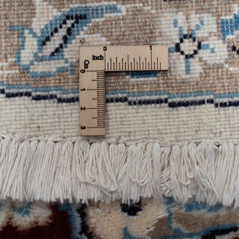 Nain Teppich 250x250cm - Perserteppich - dunkelrot