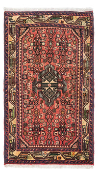 Hamadan Teppich 75x125cm - Perserteppich - rot – product image
