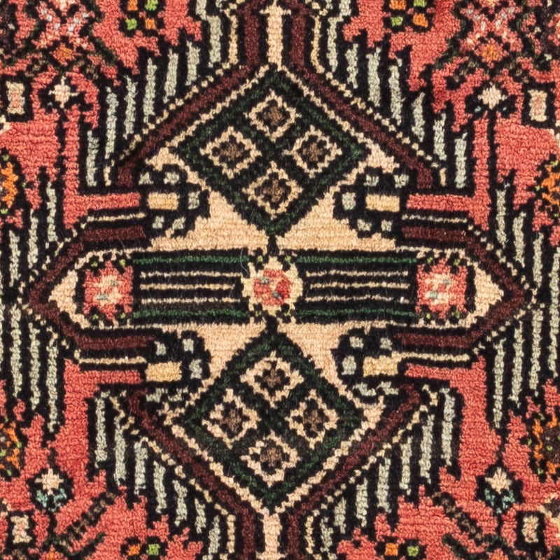 Hamadan Teppich 75x125cm - Perserteppich - rot