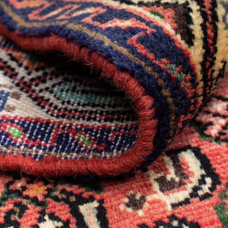 Hamadan Teppich 75x125cm - Perserteppich - rot