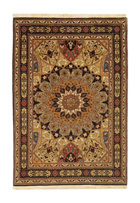 Täbriz - 50 Raj Teppich 102x151cm - Perserteppich - mehrfarbig – product image