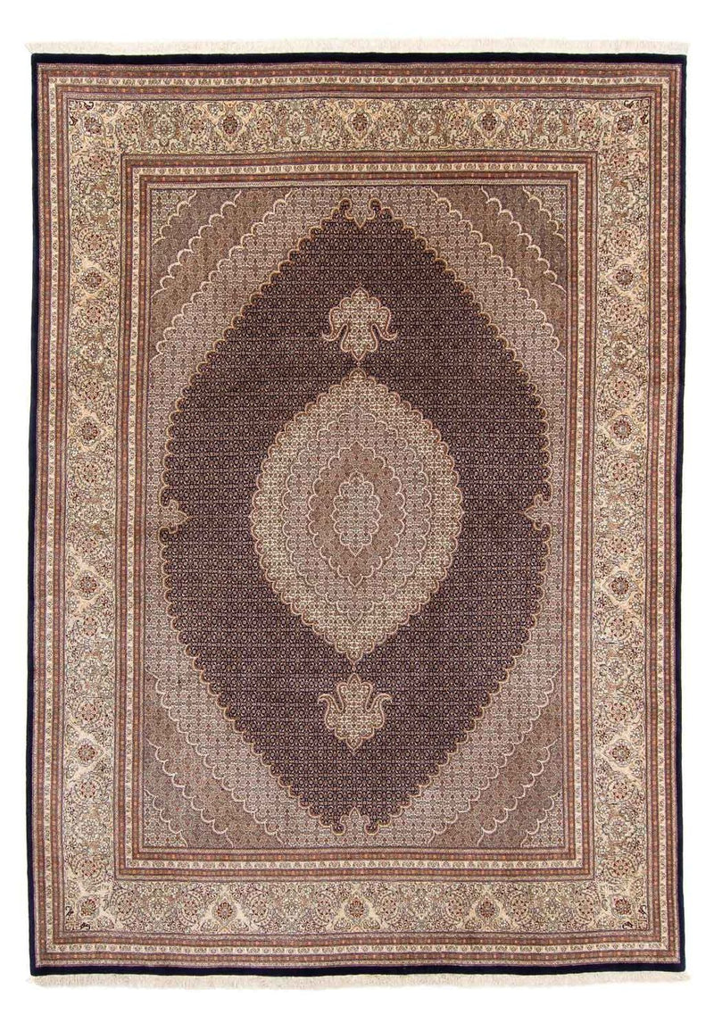 Täbriz Teppich 250x354cm - Perserteppich - hellbraun