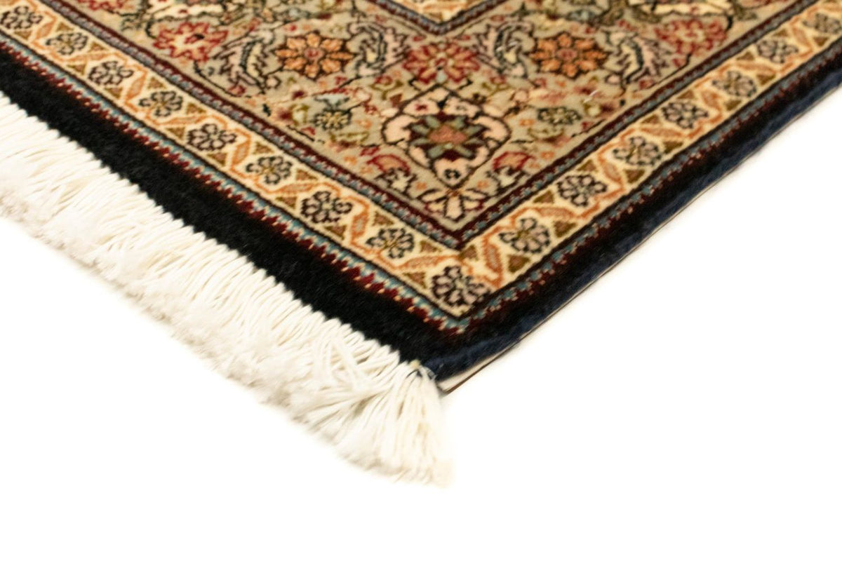 Täbriz - 50 Raj Teppich 98x150cm - Perserteppich - schwarz