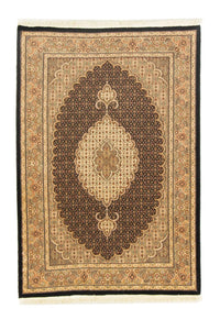 Täbriz - 50 Raj Teppich 100x152cm - Perserteppich - schwarz – product image