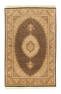 Täbriz - 50 Raj Teppich 102x157cm - Perserteppich - schwarz – product image